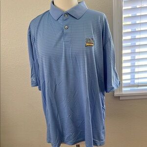 Blue Striped Men's Shirt by Antiqua NCCA Logo UCLA XL